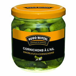 Hugo Reitzel Cornichons à l&#39;ail 200g