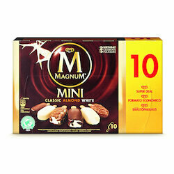 Magnum Mini bâtonnets de glace classiques assorties 10 pièces 350ml