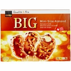 BIG Mini glace à la vanille & aux amandes 6 pièces 324ml