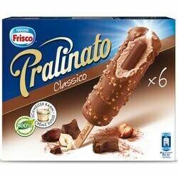Frisco Bâtonnets de glace praliné classiques 6 pièces 510ml