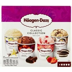Häagen Dazs Glaces Classic Selection 4x95ml 460ml