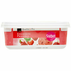 Sorbet à la fraise 900ml