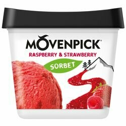 Mövenpick Délices de fruits Crème glacée aux framboises &amp; fraises 900ml