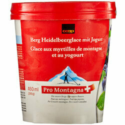 Pro Montagna Glace aux myrtilles des montagnes avec yogourt 480ml