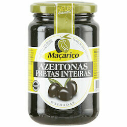 Macarico Olives noires entières 210g