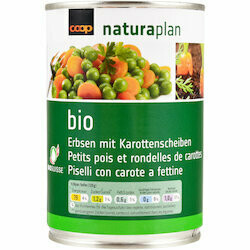 Bio Petits pois &amp; carottes 240g