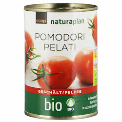Tomates pelées avec jus de tomate en conserve 280g
