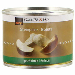 Bolets émincés en conserve 100g