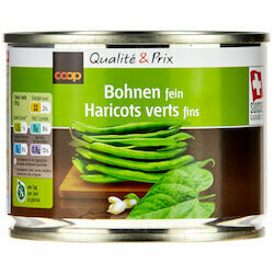 Haricots verts fins en conserve 120g