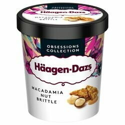 Häagen Dazs Glace Macadamia Nut Brittle 460ml