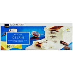 Gâteau de crème glacée à l&#39;arôme de vanille 1000ml