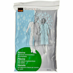Imperméable en plastique transparent 1pce