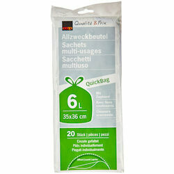 Quick Bag Sacs de poubelle 35x36cm 6 litres 20 pièces