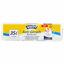 Swirl Sacs à ordures inodores 35 litres 9 pièces