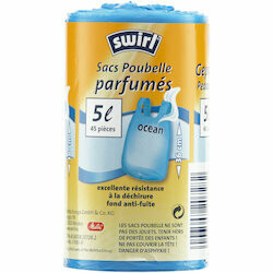 Swirl Sacs poubelle parfumés Ocean 5l 45 pièces