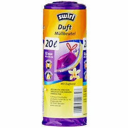 Swirl Sacs poubelle parfumés vanille &amp; lavende 20l 12 pièces