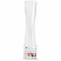 Flutes transparentes plastique 6 pièces
