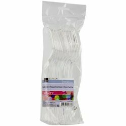 Fourchettes jetables transparentes 10 pièces