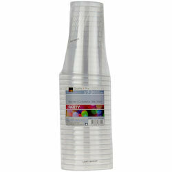 Gobelets plastiques transparent 3dl 20 pièces