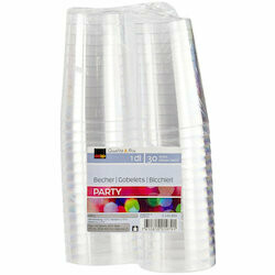 Gobelets transparents 1dl 30 pièces