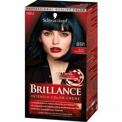 Brilliance Teinture pour cheveux bleu-noir 891 143ml