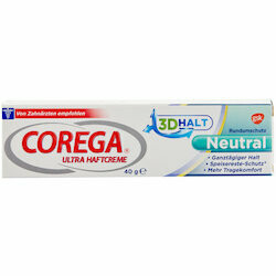 Corega Crème adhésive pour prothèse dentaire Ultra insipide 40ml