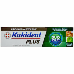 Kukident Crème super-adhésive duo action pour prothèses dentaires 40g
