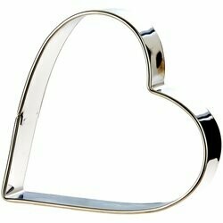 Emporte-pièce en acier inoxydable en forme de coeur 10.5cm