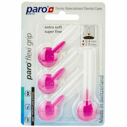 Paro Brosses Interdental Flexi Grip 2mm-0.6mm rose 4 pièces