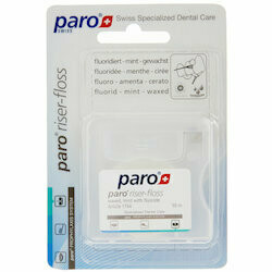 Paro Fil dentaire Riser Floss ciré à la menthe 50m