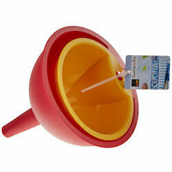 Entonnoirs en plastique rouge/orange 2 pièces