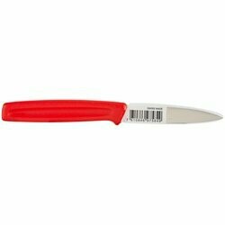 Couteau de cuisine rouge avec lame lisse