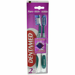 Dentamed Brosses Paro-Aktiv Medium assortis 2 pièces