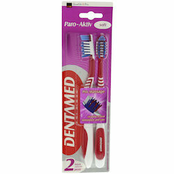 Dentamed Brosses Paro-Aktiv Soft assortis 2 pièces