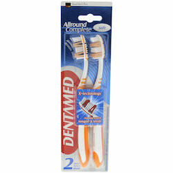 Dentamed Brosse à dents Allround Complete Flexible Head Soft assortis 2pce