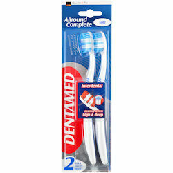 Dentamed Brosses à dents Allround Complete Soft assortis 2 pièces