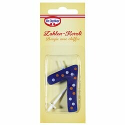 Dr. Oetker Bougie chiffre 7