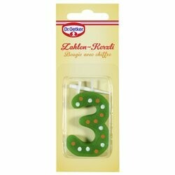 Dr. Oetker Bougie chiffre 3
