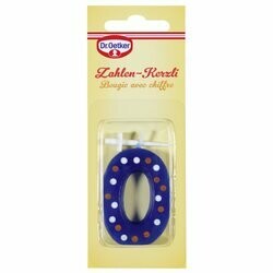 Dr. Oetker Bougie chiffre 0