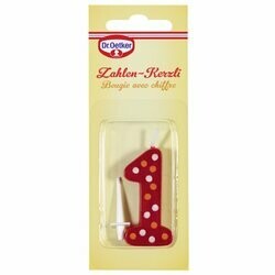 Dr. Oetker Bougie chiffre 1