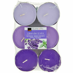 Bougies chauffe maxi Lavande &amp; Menthe 12 pièces