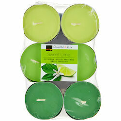Bougies chauffe maxi Sweet Lime 12 pièces