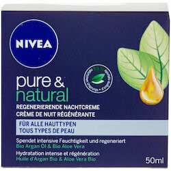 Nivea Pure &amp; Natural Crème Nuitrégénérante 50ml