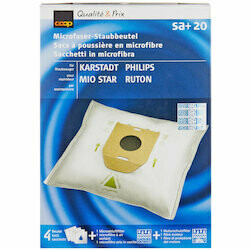 Sacs à poussière en microfibre SA+20 4 pièces