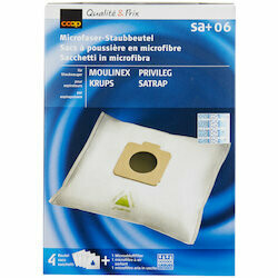 Sacs à poussière en microfibre SA+06 4 pièces