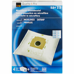 Sacs à poussière en microfibre SA+12 4 pièces