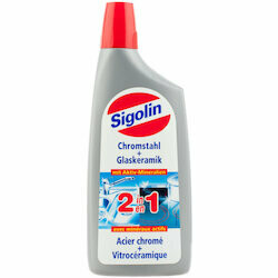 Sigolin Nettoyant pour acier chromé &amp; vitrocéramique 250ml