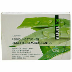 Naturaline Lingettes démaquillantes à l&#39;aloe vera 20 pièces