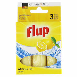 Flup Sticks nettoyants WC aux agrumes 3 pièces 150g