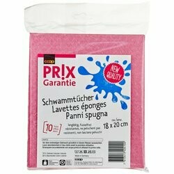Lavettes éponges 10 pièces